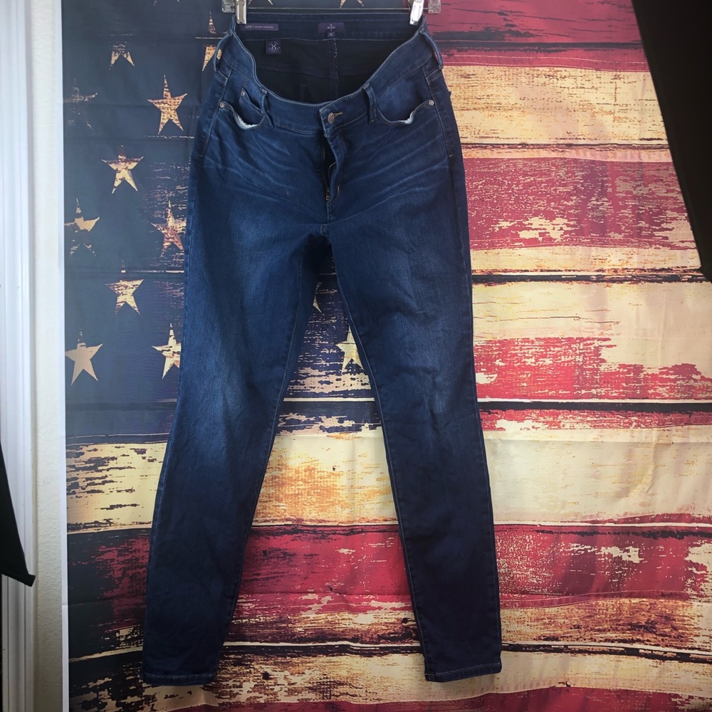 Nyjd ami skinny jeans 12 medium dark wash stretch